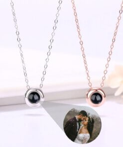 Personalized Bubble Necklace with Photo Projection – Capture Your Precious Memories