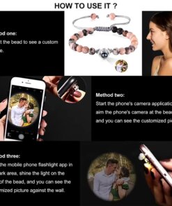 Sentimental Gift for Daughter - Photo Projection Bracelet